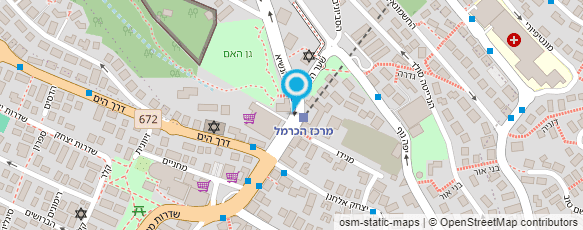 מפת הגעה אל הכרמלית חיפה בע"מ