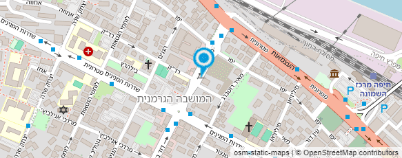 מפת הגעה אל מוזיאון העיר חיפה