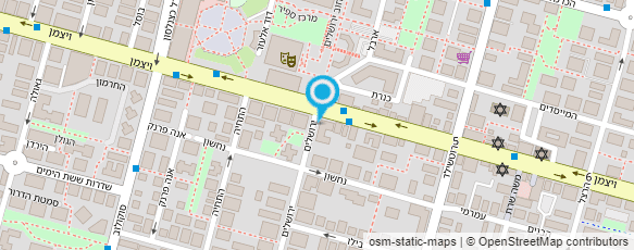 מפת הגעה אל אשר קוממי