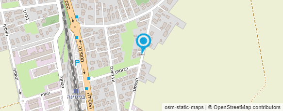 מפת הגעה אל קדם אסולין נחמה