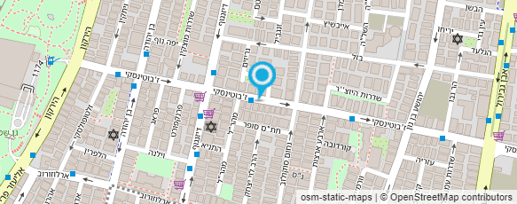 מפת הגעה אל אקי"ם אגודה לאומית לקימום מפגרים