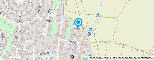 מפת הגעה אל אקי"ם אגודה לאומית לקימום מפגרים