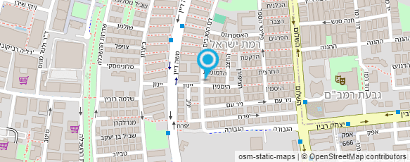 מפת הגעה אל קשת האגודה למען הקשיש בת"א-יפו (ע"ר)