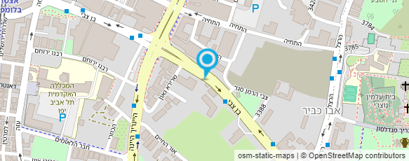 מפת הגעה אל קשת האגודה למען הקשיש בת"א-יפו (ע"ר)