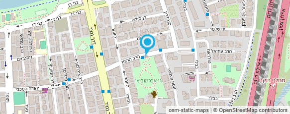 מפת הגעה אל ד"ר רויזמן אבידור