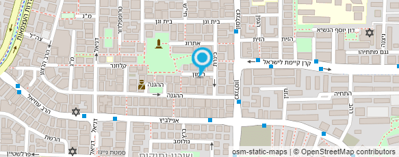 מפת הגעה אל רונ"ן - יחידה לרווחת הנער והנערה