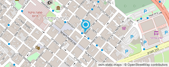 מפת הגעה אל סונול דרום בע"מ