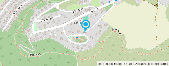 מפת הגעה אל דרך התנ"ך אל הטבע