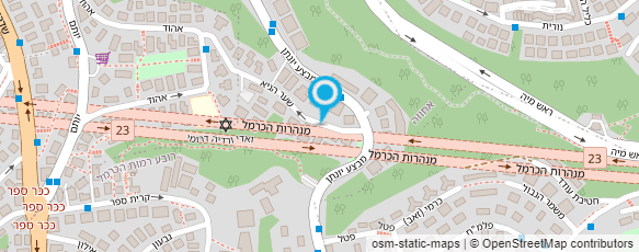 מפת הגעה אל המרכז לחולי ציסטיק פיברוזיס בים המלח