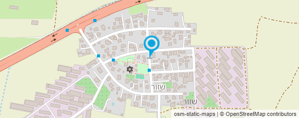 מפת הגעה אל הבקתות של סיוון-ג'קוזי