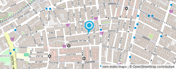 מפת הגעה אל בי מדיה עברית ואנגלית