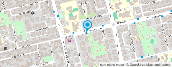 מפת הגעה אל עו"ד יראת לוי-זוארץ