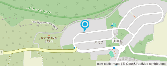 מפת הגעה אל בקתות מעבר לאופק