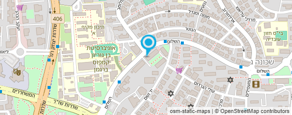 מפת הגעה אל התיכון העירוני המקיף א'