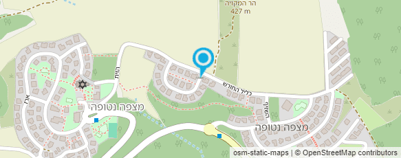 מפת הגעה אל אירוח כפרי באוירה דתית