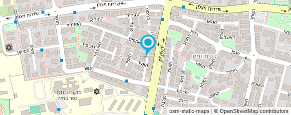 מפת הגעה אל פרופ' אדלר יהודה