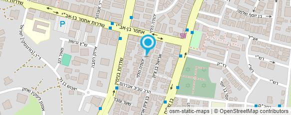 מפת הגעה אל ד"ר צור יוסף