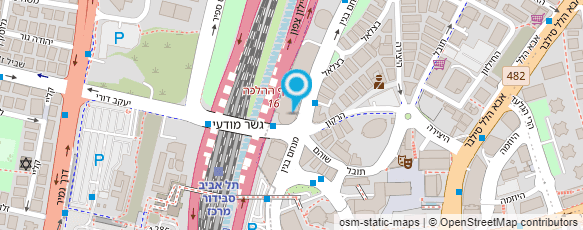 מפת הגעה אל עו"ד אמיר גבר