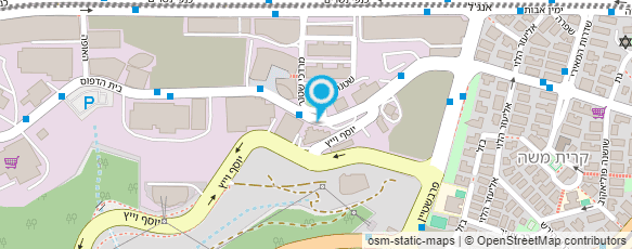 מפת הגעה אל בית הספר הגבוה לטכנולוגיה בירושלים - מכון טל