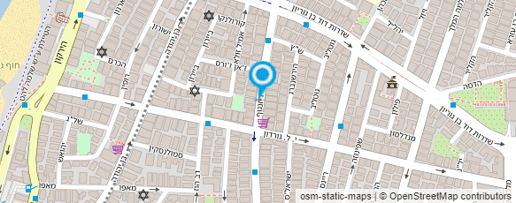 מפת הגעה אל ישראל יעקובוב