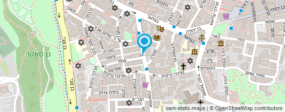 מפת הגעה אל "ראש יהודי"-מרכז למודעות עצמית יהודית