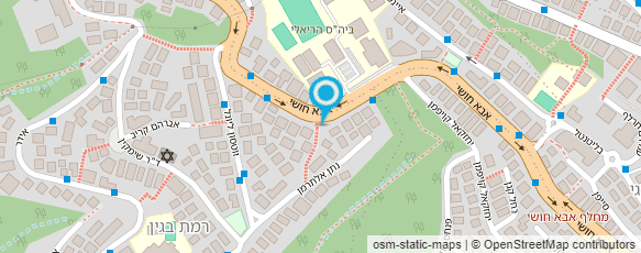 מפת הגעה אל ברבן - מומחים לבתי אבות