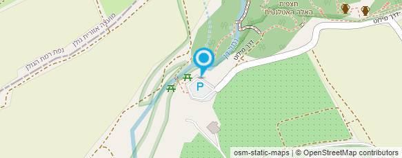 מפת הגעה אל שמורת טבע תל דן