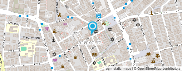 מפת הגעה אל פנקינסקי יבוא מגבות