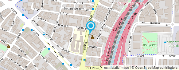 מפת הגעה אל משרד התשתיות - נציבות המים