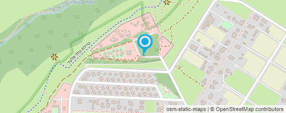 מפת הגעה אל הכפר האינדיאני - חניון המפלים