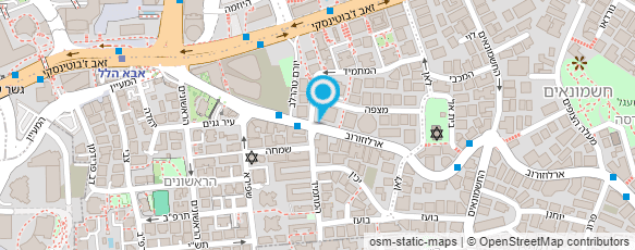 מפת הגעה אל מכבסת רמת גן