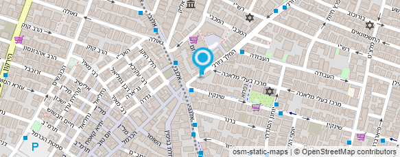 מפת הגעה אל שוק סמטת השלושה