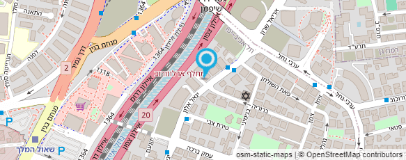 מפת הגעה אל שער - המרכז לבריאות האישה והגבר