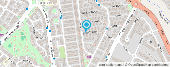 מפת הגעה אל "בטי אני - מכון שמיעה"