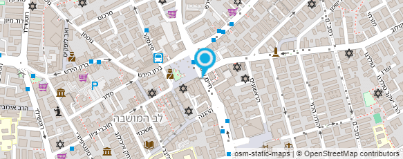 מפת הגעה אל בנק פועלי אגודת ישראל בע"מ