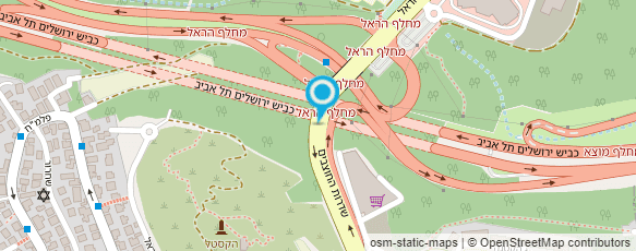 מפת הגעה אל תחנת דלק סונול