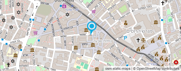 מפת הגעה אל בבית קפה