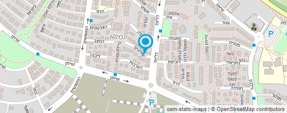 מפת הגעה אל חדרי אירוח פורת נילי