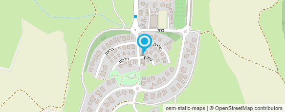 מפת הגעה אל בקתה בקצה ההר