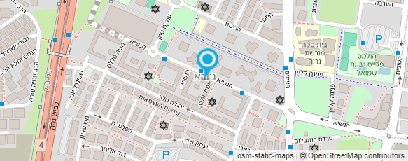 מפת הגעה אל בנימין הרב חיים