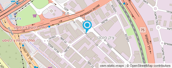 מפת הגעה אל מכבי שירותי בריאות-מנהלת מחוז צפון