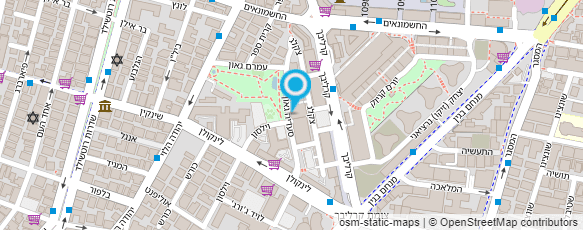 מפת הגעה אל המרכז הישראלי להתנדבות נוער