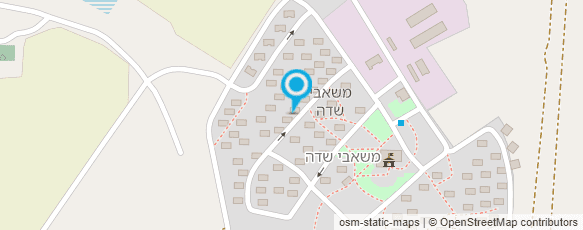 מפת הגעה אל נגב - אתרים