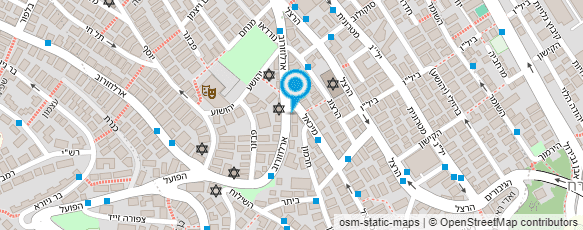 מפת הגעה אל בנק פועלי אגודת ישראל בע"מ