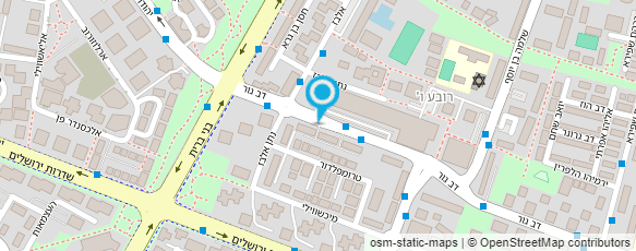 מפת הגעה אל בנק פועלי אגודת ישראל בע"מ