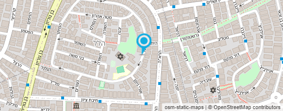 מפת הגעה אל רב ברכות