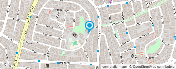 מפת הגעה אל מכון ניר דוד