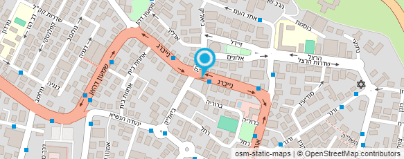 מפת הגעה אל עיצוב שיער עדנה