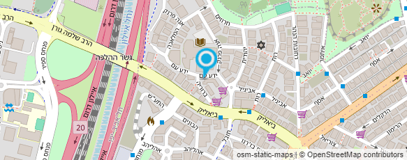 מפת הגעה אל רחל בת-שם