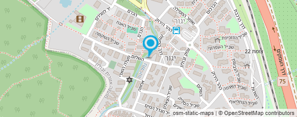 מפת הגעה אל מוסך קיבוץ יגור